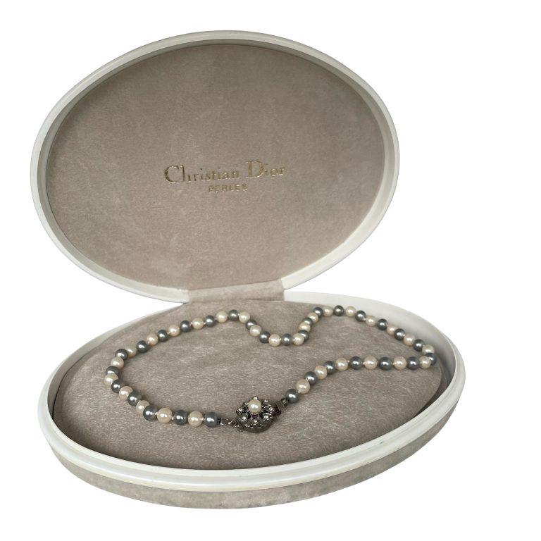 A Vintage Christian Dior Faux Pearl Necklace, 1985