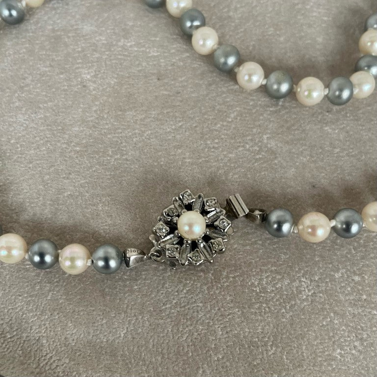A Vintage Christian Dior Faux Pearl Necklace, 1985