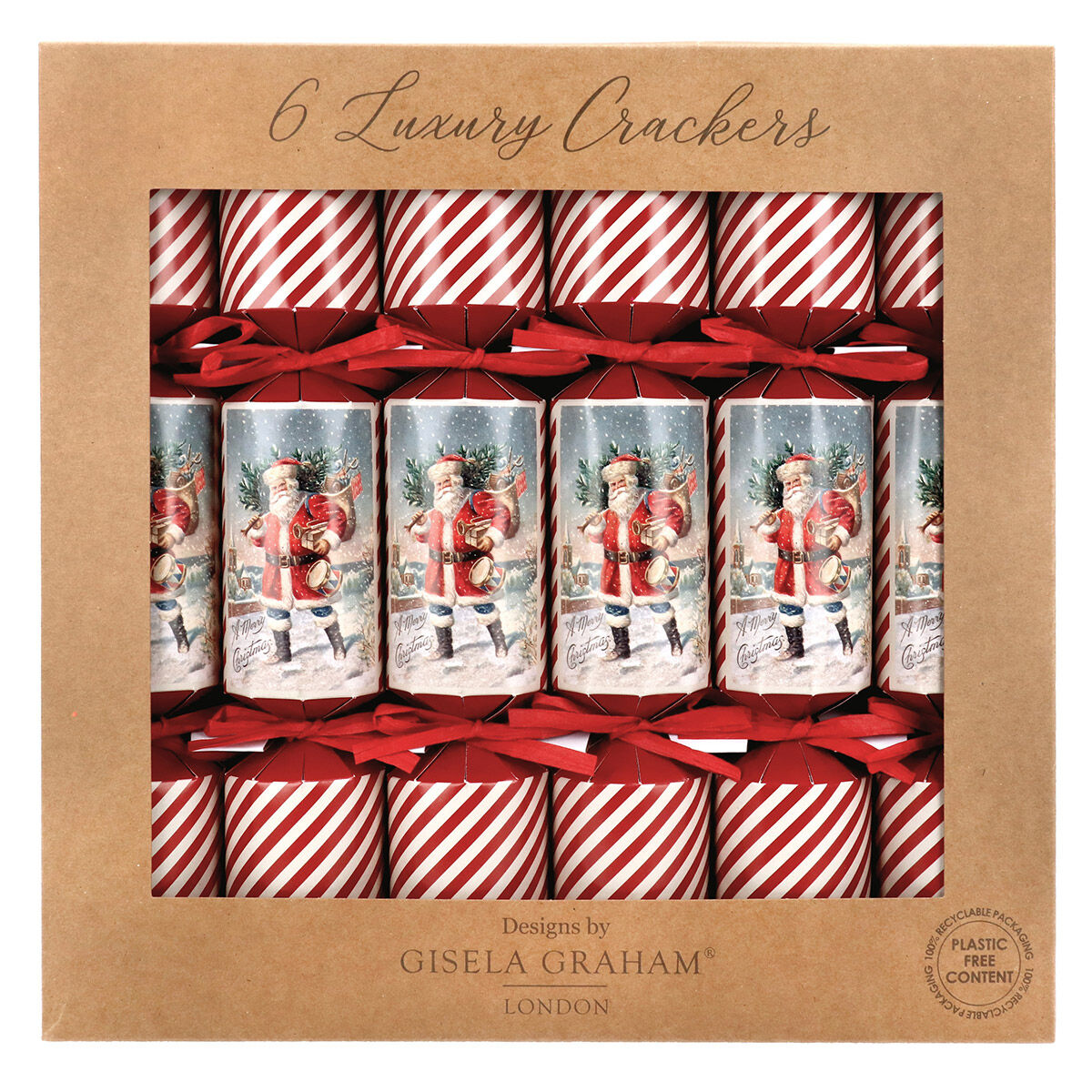 Christmas Crackers - Vintage Santa Claus