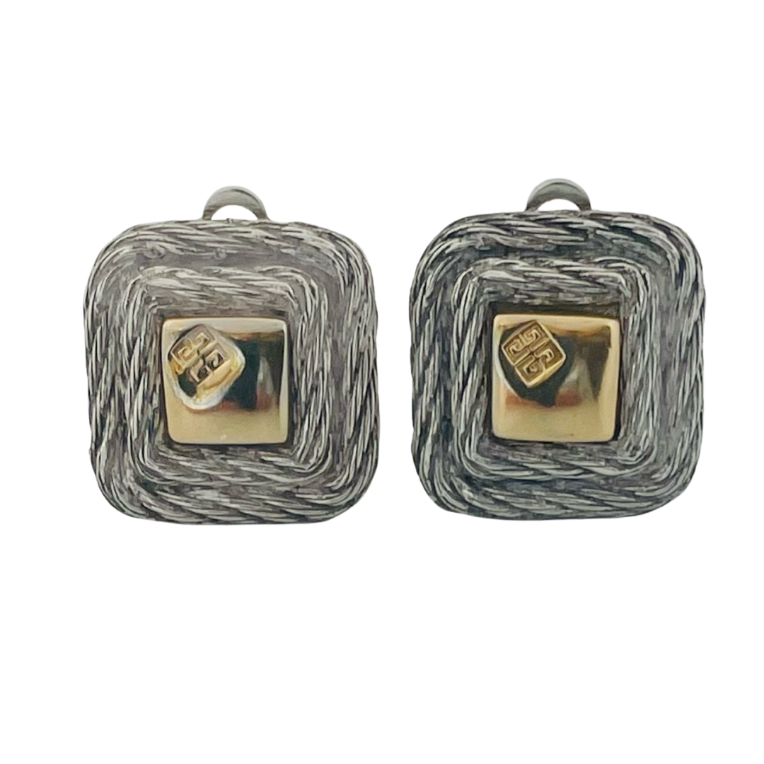 A pair of Vintage Givenchy Clip Earrings