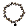 A Givenchy Crystal and Faux Pearl Bracelet