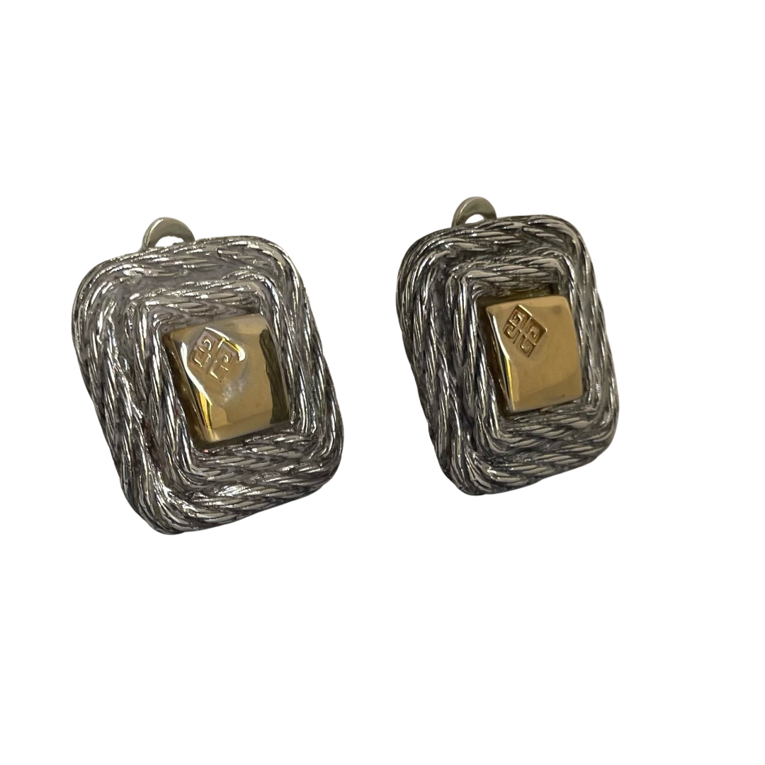 A pair of Vintage Givenchy Clip Earrings