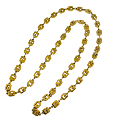 A Vintage Givenchy  G-Logo Long Necklace, 1980s