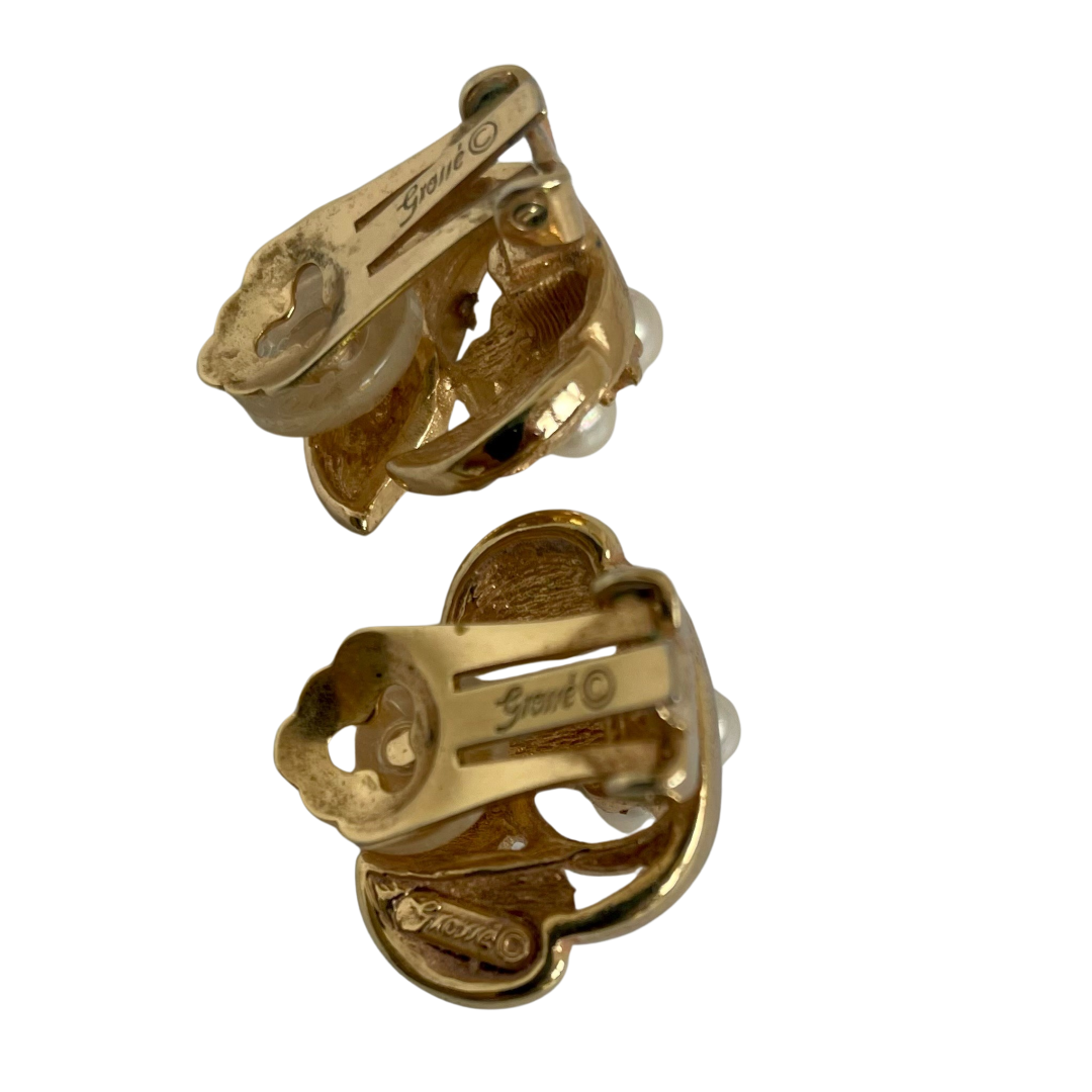 A pair of  Vintage Grossé Clip Earrings, 1970s