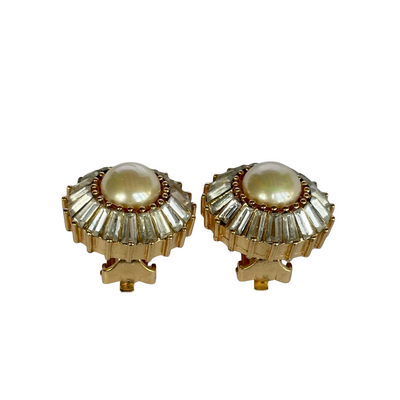 Vintage Grossé (Dior) Pearl Clip Earrings