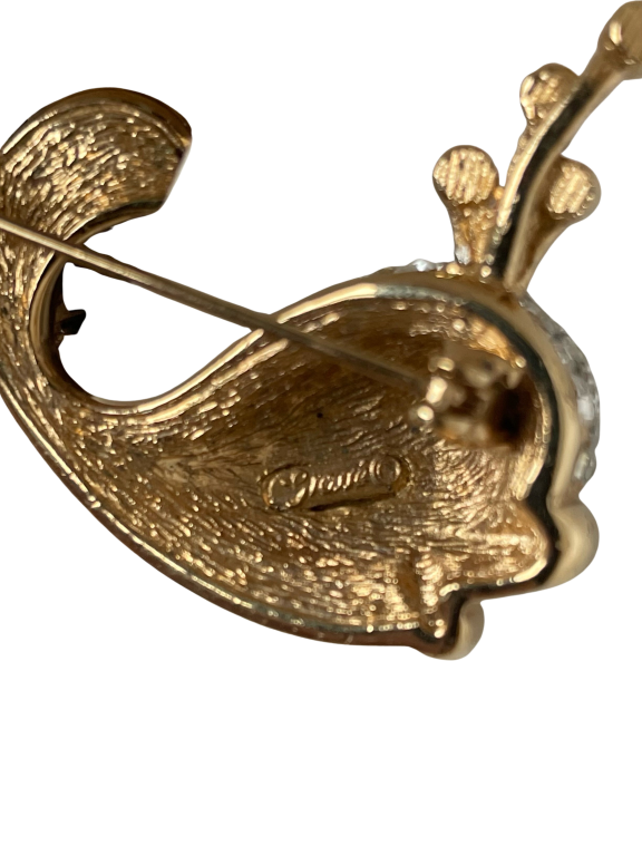 A Vintage Grossé (Dior) Whale Brooch