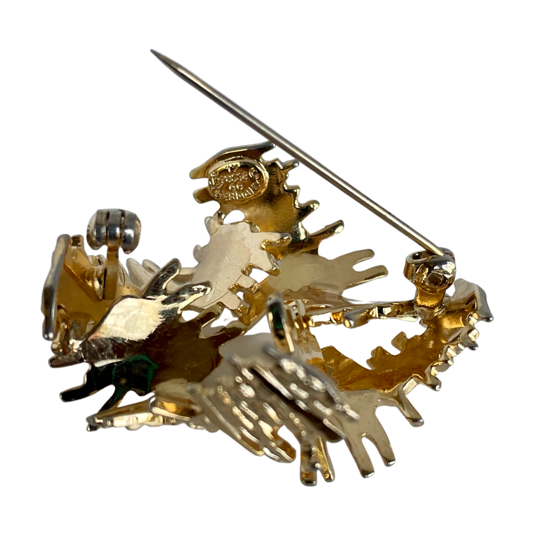 A Vintage Grossé (Dior) Brutalist Brooch, 1966