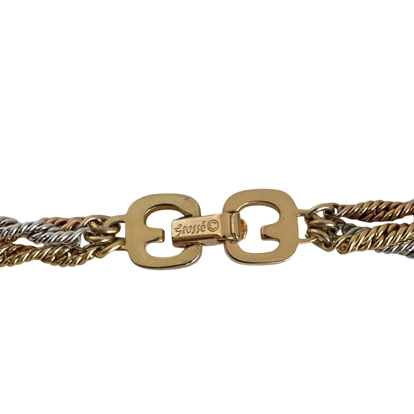 A Vintage Grossé (Dior) Triple Chain Long Necklace