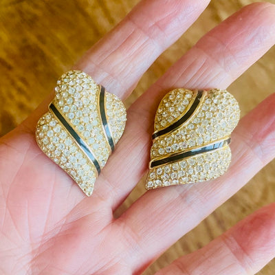 Vintage Grossé (Dior) Statement Clip Earrings, 1980s