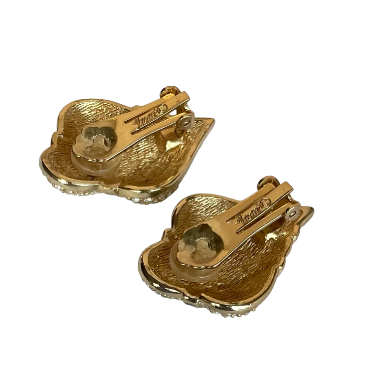 Vintage Grossé (Dior) Statement Clip Earrings, 1980s