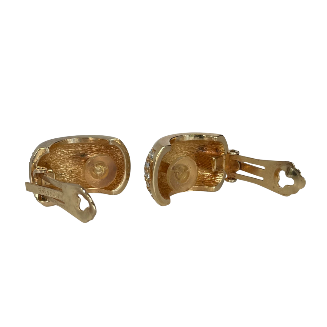 Vintage Grossé (Dior) Half Hoop Earrings, 1980s