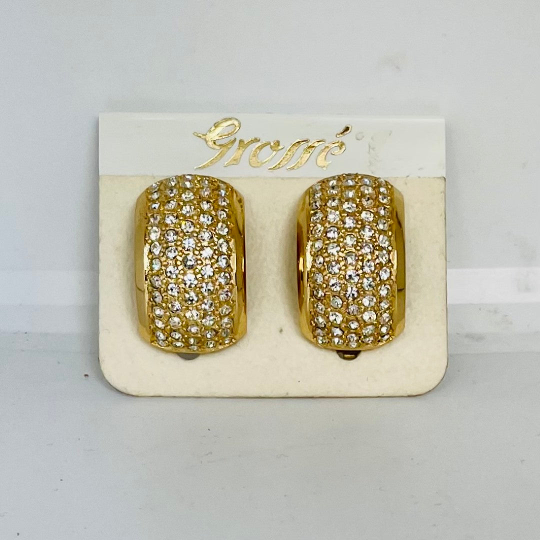 Vintage Grossé (Dior) Half Hoop Earrings, 1980s