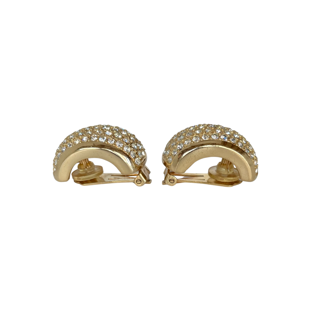 Vintage Grossé (Dior) Half Hoop Earrings, 1980s