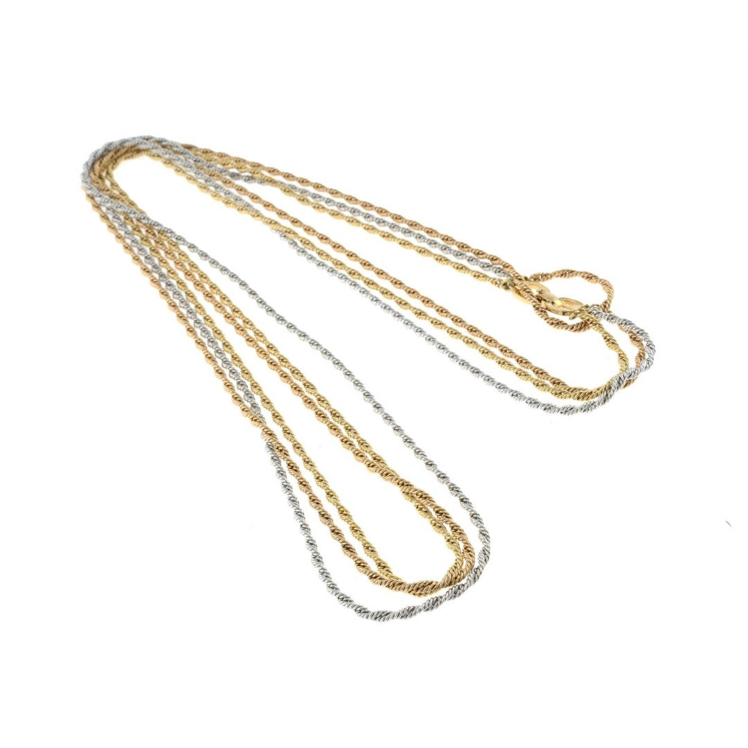 A Vintage Grossé (Dior) Triple Chain Long Necklace