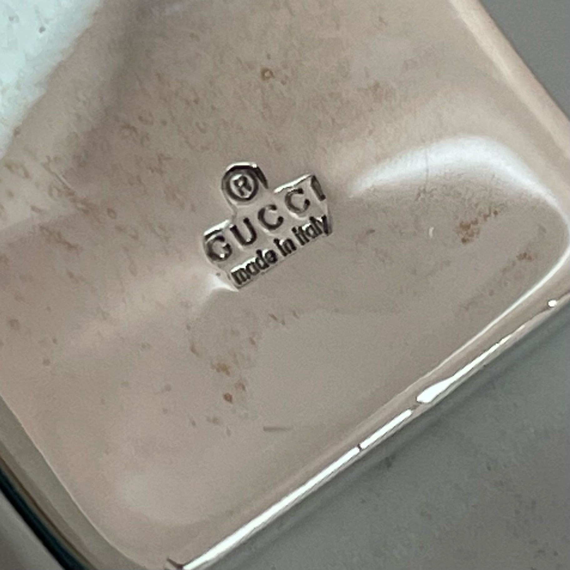 A Vintage Sterling Silver Gucci Bracelet