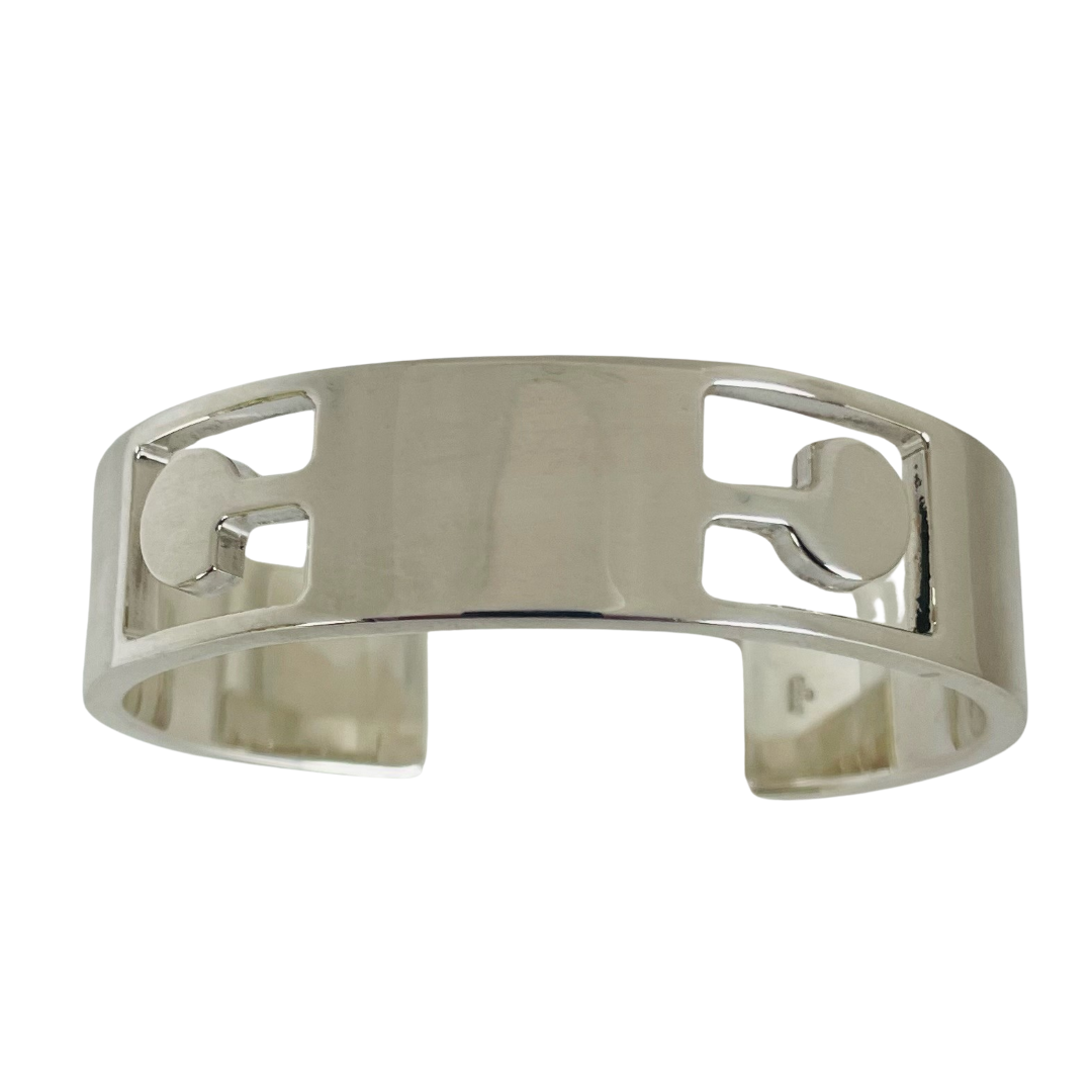 A Vintage Sterling Silver Gucci Bracelet