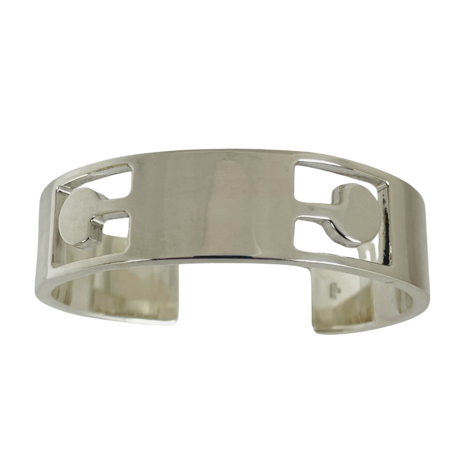 A Vintage Sterling Silver Gucci Bracelet