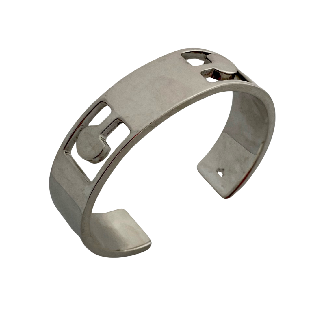 A Vintage Sterling Silver Gucci Bracelet