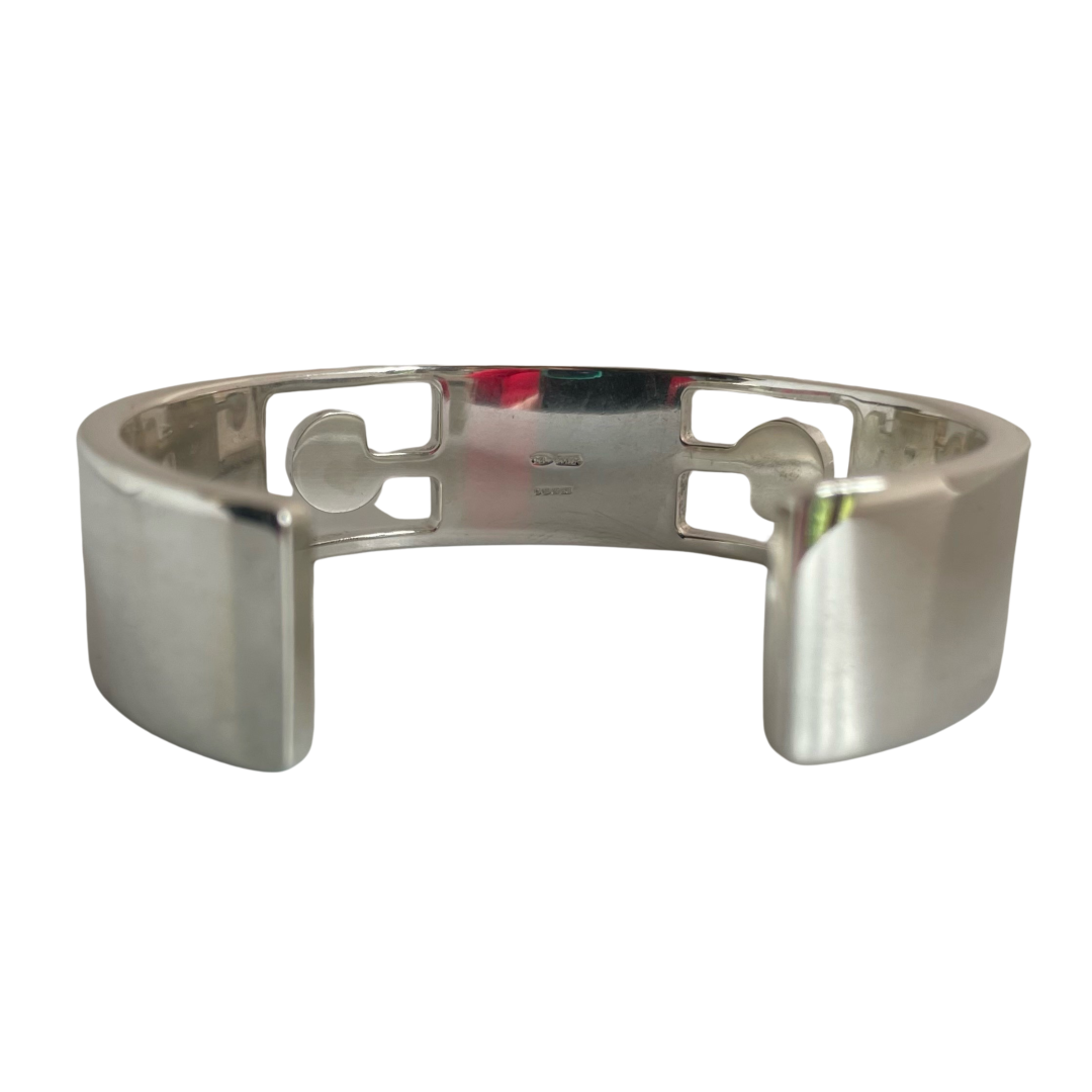 A Vintage Sterling Silver Gucci Bracelet