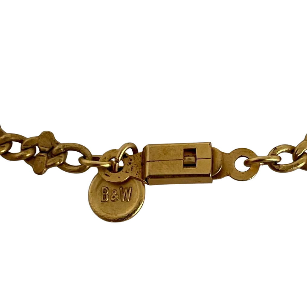 A Rare Vintage Butler & Wilson Hearts and Hand Necklace