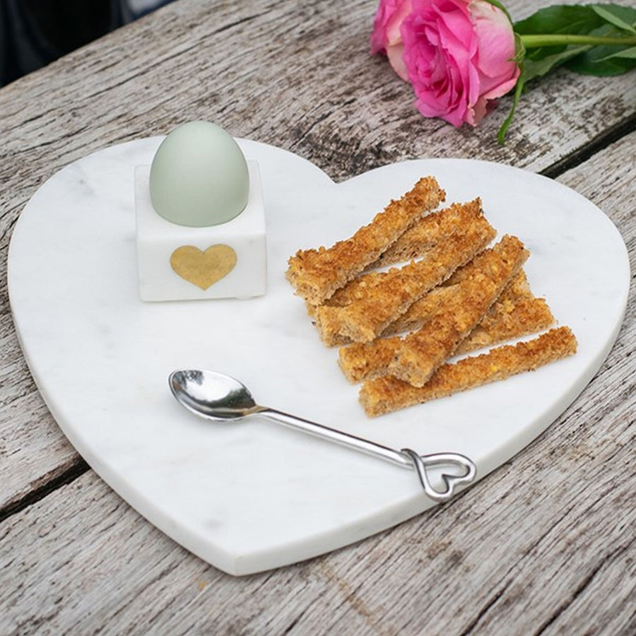 Marble Cheese Board - Heart