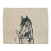 Linen Table Runner - Horse Design