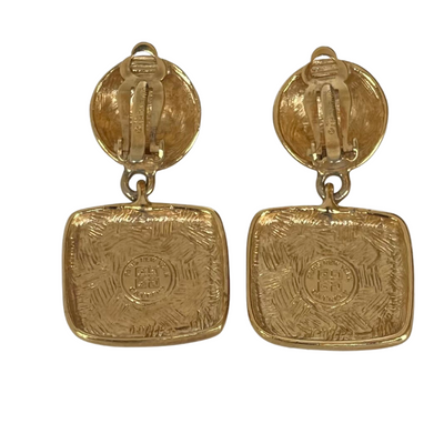 Vintage Givenchy Clip On Earrings