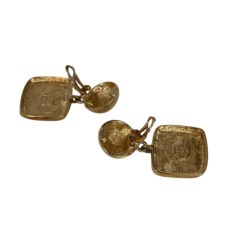 Vintage Givenchy Clip On Earrings