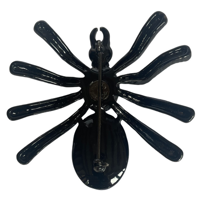 Butler & Wilson Aurora Borealis Crystal Spider Brooch