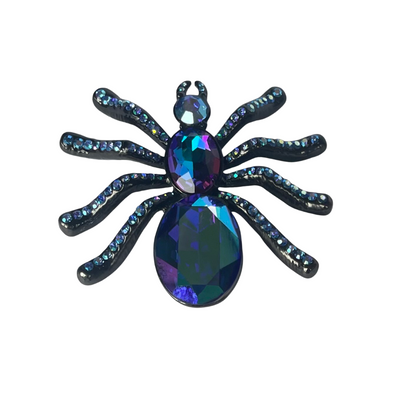 Butler & Wilson Aurora Borealis Crystal Spider Brooch