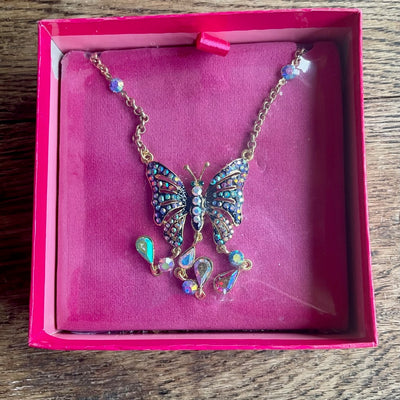 Vintage Butler & Wilson Butterfly Necklace