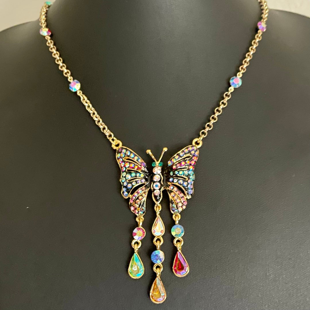 Vintage Butler & Wilson Butterfly Necklace