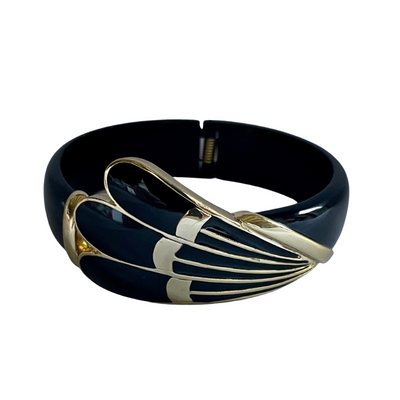 Vintage Helena Rubinstein Paris Art Deco Style Bracelet 1980s