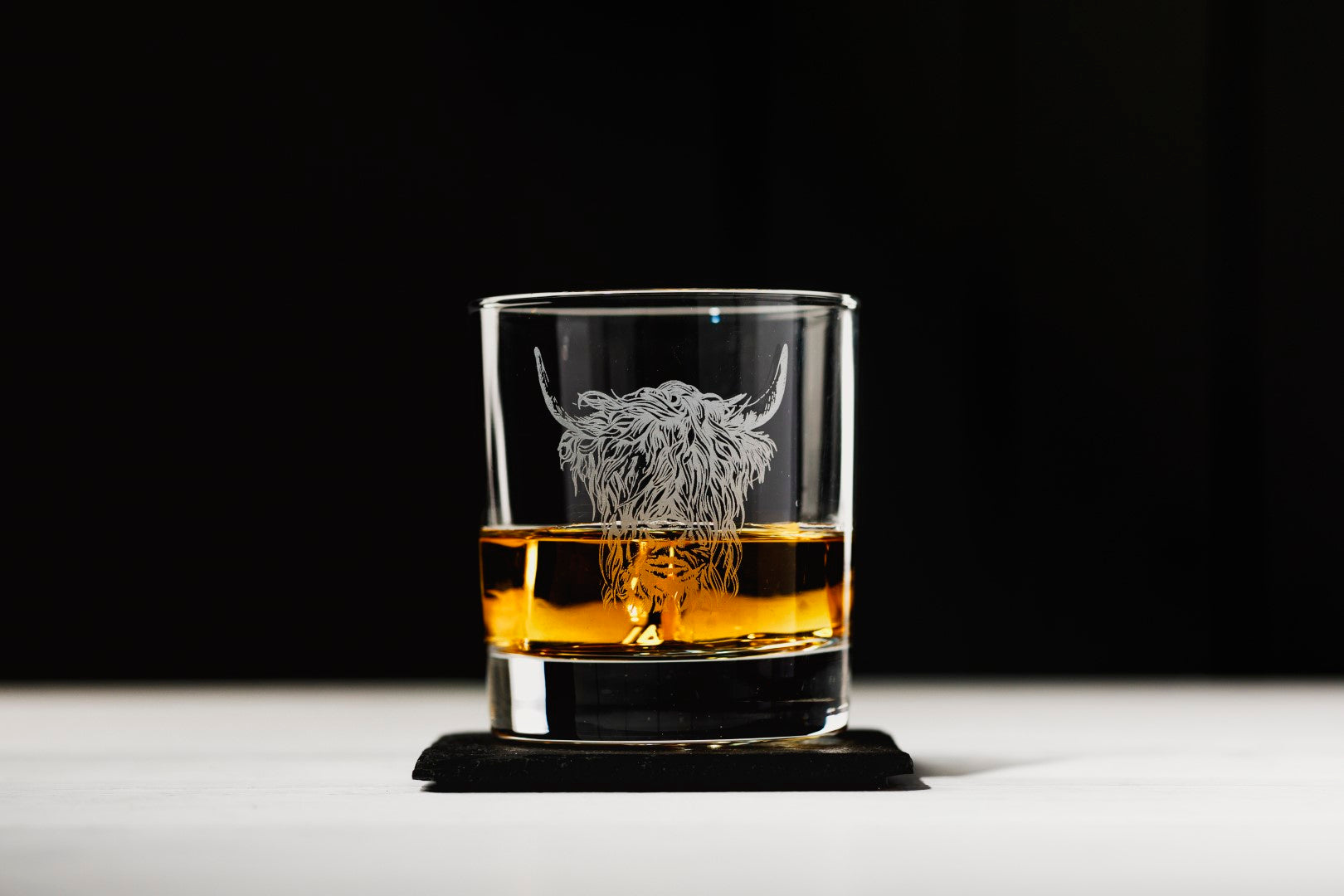 Highland Cow Drinks Set