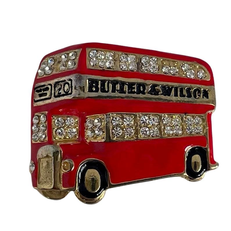 A Vintage Butler & Wilson London Bus Brooch