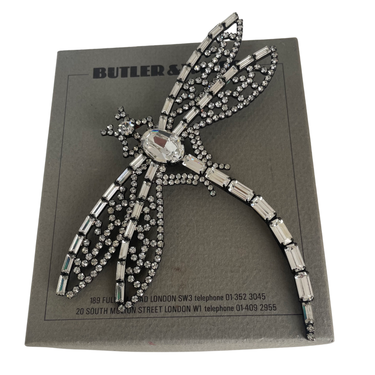 A Vintage Butler & Wilson Large Dragonfly Brooch, 1980s