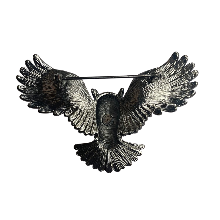 Vintage Butler & Wilson Crystal Owl Brooch