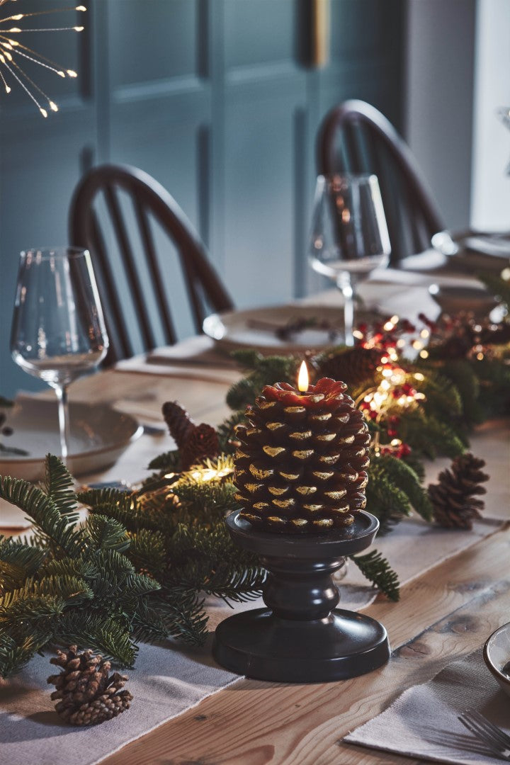 Pine Cone LED Candle