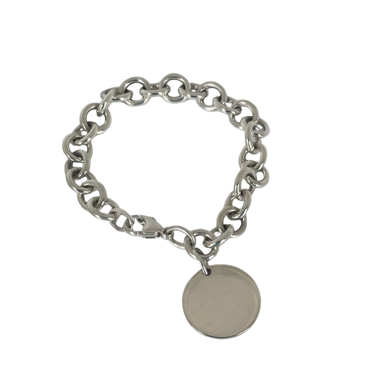 A Tiffany & Co. Vintage Round Tag Return to Tiffany Silver