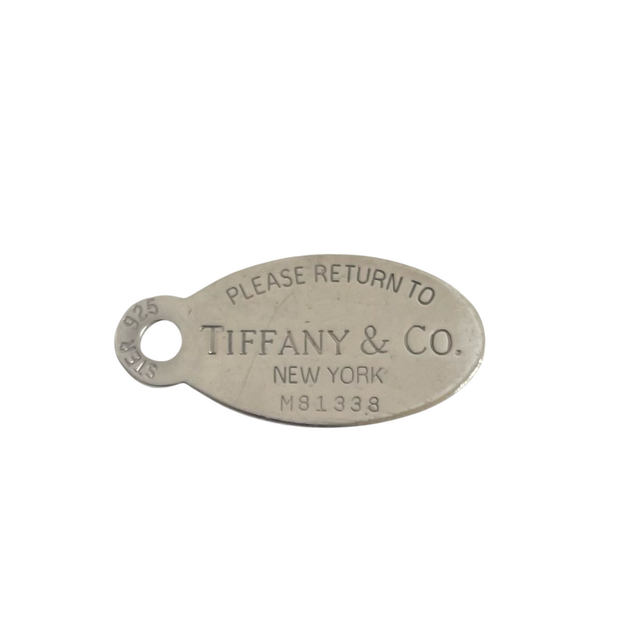 A Vintage Tiffany & Co. Return to Tiffany Oval Tag Pendant