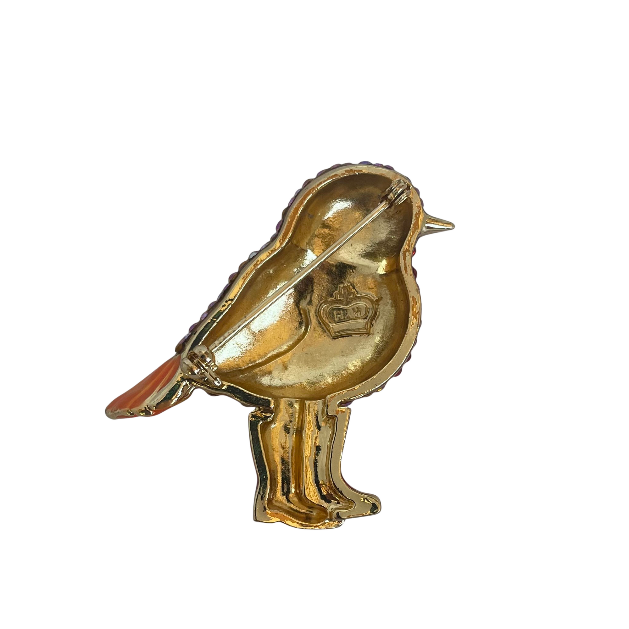 Butler & Wilson Festive Robin Brooch