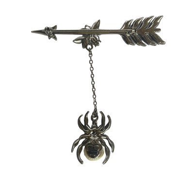 Butler & Wilson Spider and Fly Brooch