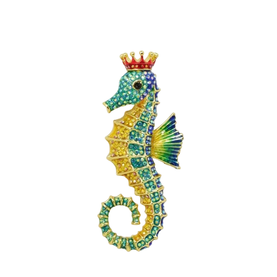 A Butler & Wilson Vintage Seahorse Brooch