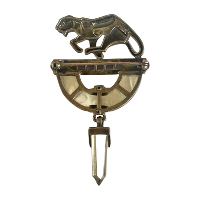 Vintage Panther Brooch in Art Deco Style, 1990