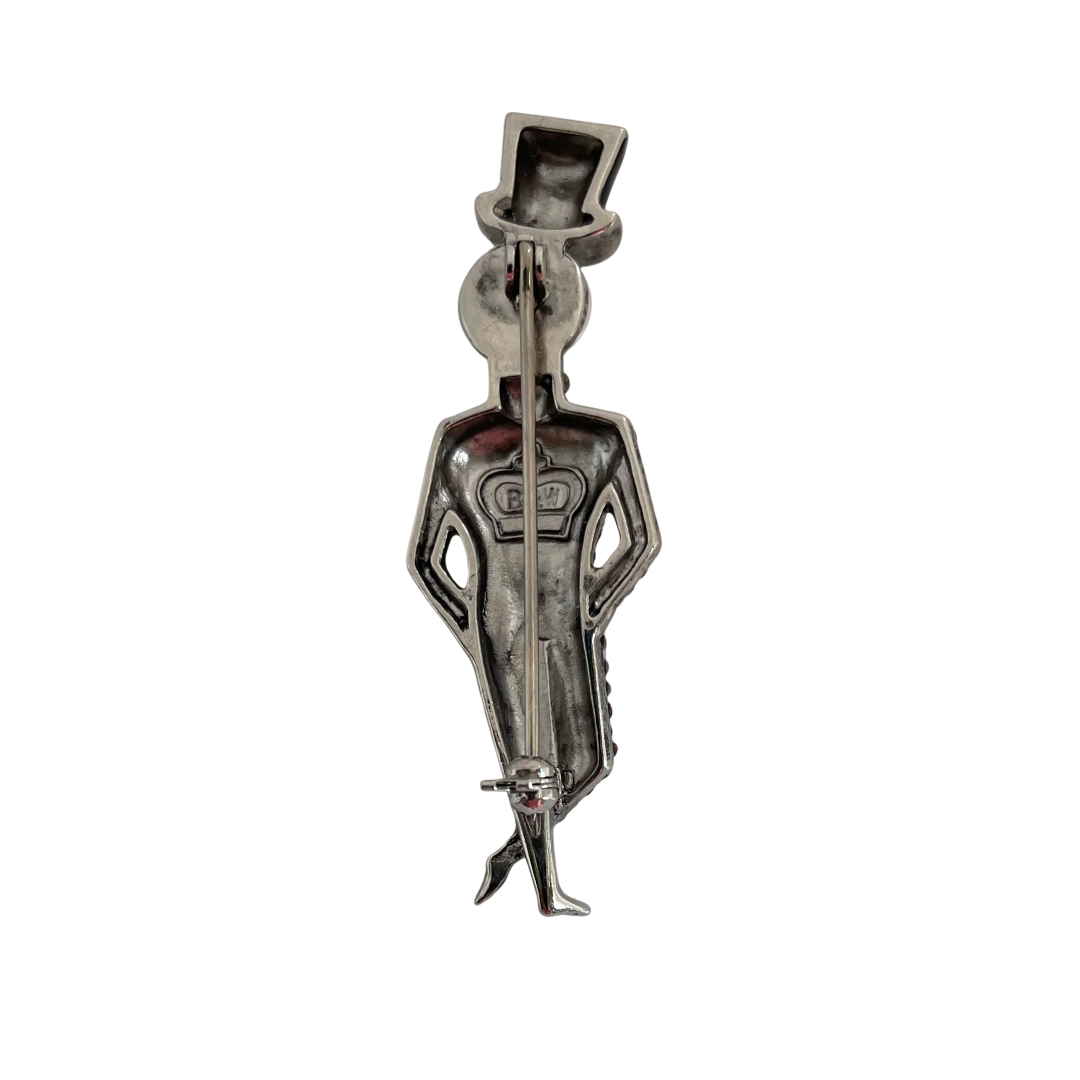 Butler & Wilson Dapper Man Brooch