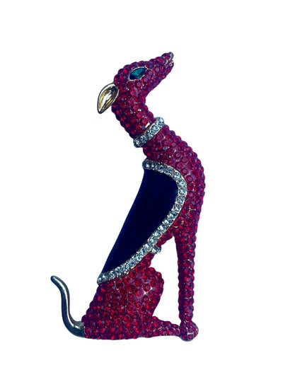 Butler & Wilson Greyhound Brooch