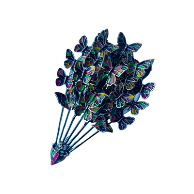 Vintage Butler & Wilson Butterflies Hot Air Balloon Brooch