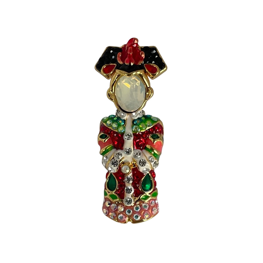 Vintage Butler & Wilson Asian Figure Brooch