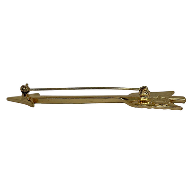 Picture shows reverse of gold-tone Butler and Wilson arrow brooch.