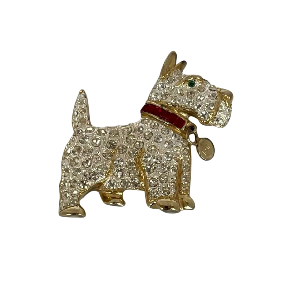 A Butler & Wilson Scottie Dog Brooch